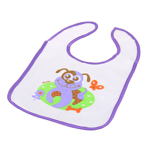 Большой слюнявчик на липучке В мире животных Lubby, от 0 месяцев 000000000001135494