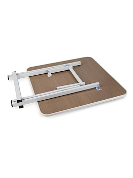 Столик 60х60х52см ST 3D складной мрамор белый железо/МДФ 000000000001227149