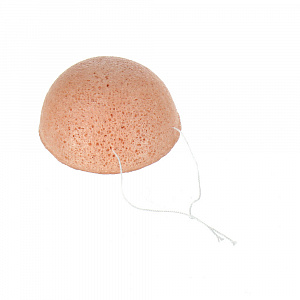 Воздушный спонж для лица с розовой глиной The Konjac Sponge company 000000000001127424