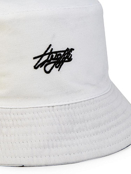 Панама 56-58см двухсторонняя белый хлопок/полиэстер 000000000001227470