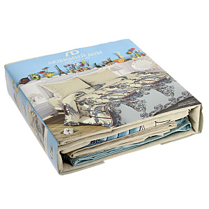 Комплект постельного белья Владыка морей Любимый дом, евро, бязь 000000000001171871