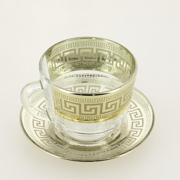 Набор Чайный 12 предметов c узором Барокко стекло 200мл EAV63-1337/391/S 000000000001202192