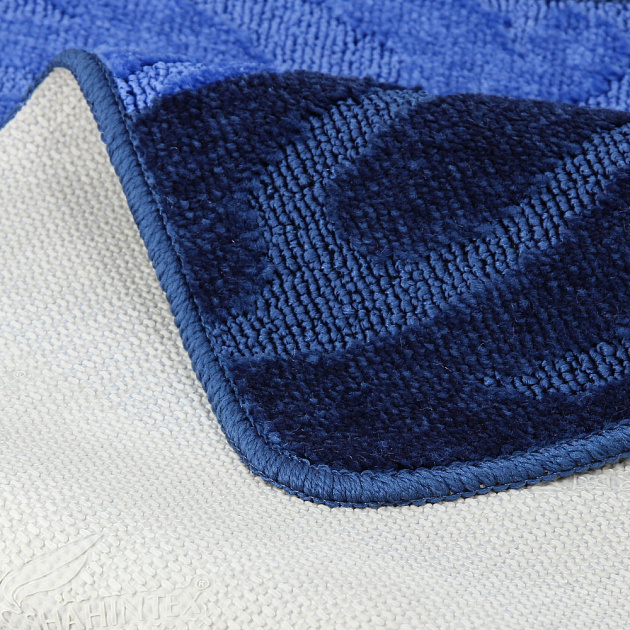 Набор ковриков для ванной PP MIX темно-синий,  2 шт. 000000000001176916