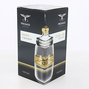 Банка CESNI 1000мл Ампир с узором цвет Рубин Гусь-Хрустальный RV79-425/S 000000000001200636