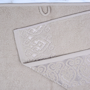 Полотенце махровое 70х130см DINA ME Итальянский бордюр оливковое плотность 480гр/м 100%хлопок 000000000001210312