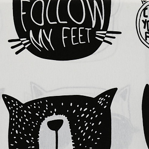 Комплект постельного белья 2 спальное ПОСУДА ЦЕНТР 80%Хлопок/20%Полиэстер Коты PC02309 000000000001200912