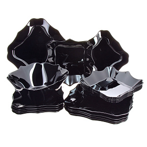 Столовый набор Authentic Noir Luminarc, 19 предметов 000000000001061010