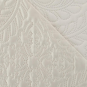 Покрывало DeN Палермо 190х220 атл/мат молочный круги U000214 000000000001203042