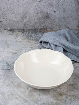 Салатник 18см TULU PORSELEN BUSRA белый фарфор 000000000001208262