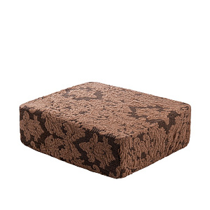 Чехол на стул 40x40x45см LUCKY коричневый Жаккард2 полиэстер 000000000001216960