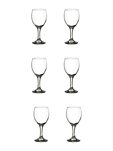 IMPERIAL Набор бокалов для красного вина 6шт 250мл PASABAHCE прозрачное стекло 000000000001227291