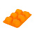 Форма для выпечки Яблоки Marmiton, оранжевый, силикон 000000000001125301