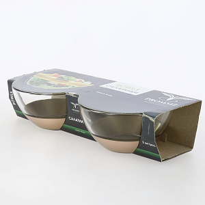 Набор салатников 2шт 16см ПРОМСИЗ Поло стекло 000000000001202208