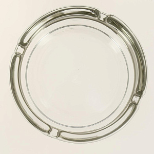 Набор пепельниц 2шт ПРОМСИЗ Ампир Рубин стекло 000000000001200671