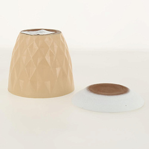 Горшок для цветов декоративный керамический Ромб персиковый №3 2л ГК 19 000000000001200886