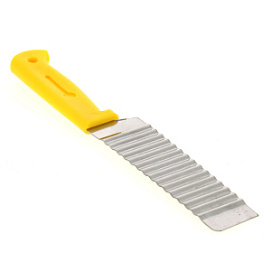 Резак для овощей и фруктов 8х1,4х30,5см МУЛЬТИДОМ Гофре нержавеющая сталь 000000000001189977