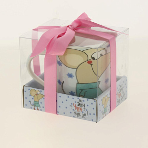 Кружка 310мл, NEW BONE CHINA, индивидуальная подарочная упаковка,ТЫ ПРОСТО ЧУДО,170-08055 000000000001192707