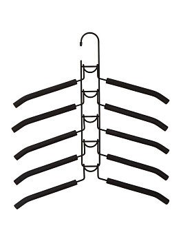 Вешалка для одежды 5-ти уровневая 41х49,5см ПОСУДА ЦЕНТР черный 000000000001225494