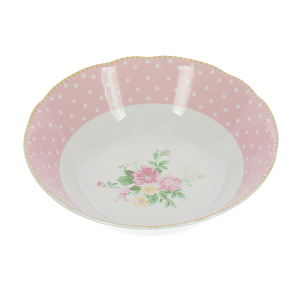 Салатник Mix&Match Porcelaine Czech Gold Hands, розовый, 15 см 000000000001136205