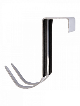 Набор крючков на кухонную дверцу 2шт 6,8x6,2x2,2см DE'NASTIA серый нержавеющая сталь 000000000001228036