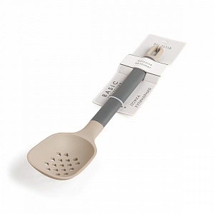 Лопатка кулинарная с дырочками 31,8x6,7x4,5см DE'NASTIA idea бежевый силикон/нейлон/полипропилен 000000000001225960