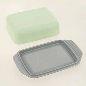 Масленка 15,5х10,5х5см FACKELMANN ECOLUTION с крышкой биопластик 000000000001207716