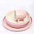 Тарелка десертная 20см розовый глазурованная керамика 000000000001213931