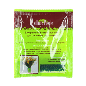 Декоративный наполнитель для растений Village people, зеленый, 10гр 000000000001145225