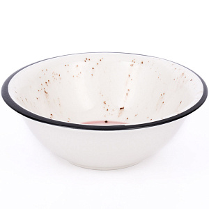 Набор столовой посуды 19 предметов TULU PORSELEN Galaxy milky/bordeaux фарфор 000000000001212285