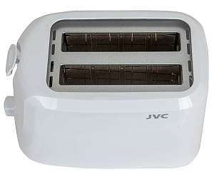 Тостер JVC мощность700Вт, 2ломтика, размер тоста 10х10см, 5степеней поджаривания, термоизолированный корпус, поддон для крошек, отсек для шнура, белый 000000000001220060