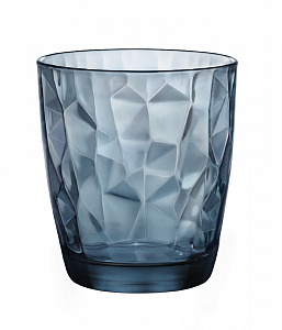 DIAMOND WATER Стакан 1шт 300мл BORMIOLI ROCCO голубой стекло 000000000001210046