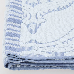 Полотенце 70x130см LUCKY Византия синий 100% хлопок 000000000001181613