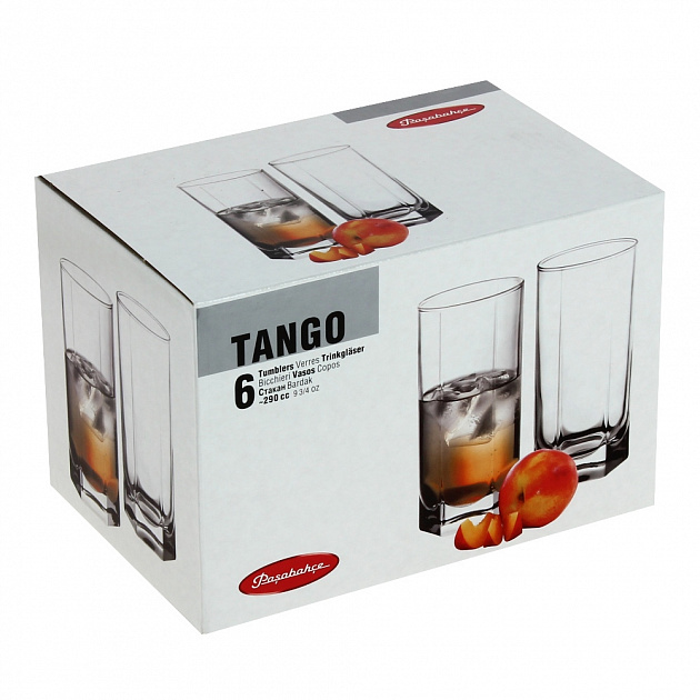 Набор стаканов для коктейлей Tango Posabahce, 290мл, 6 шт. 000000000001007410