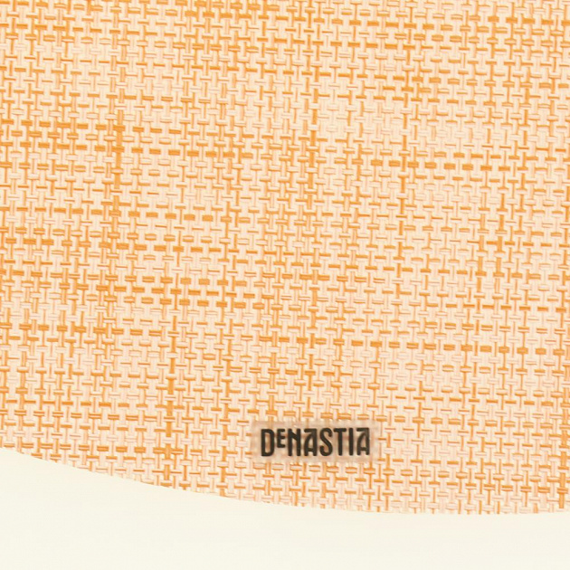 Салфетка сервировочная 45x32,5см DE'NASTIA Овал оранжевый меланж 75%пвх 25%полиэстер 000000000001207447