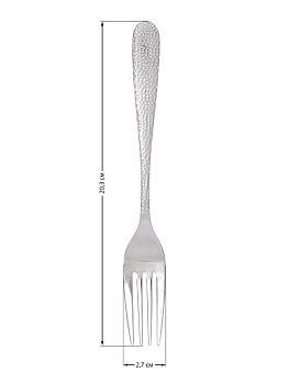 Вилка LUCKY Nordic серебро нержавеющая сталь A000103-1RZ 000000000001218707