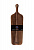 Доска универсальная 51x16x2см DE'NASTIA прямоугольная узкая с ручкой коричневый дерево акация 000000000001216966