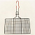 Решетка для барбекю 32х22см OLAFF с металлической ручкой нержавеющая сталь ZHF-096 000000000001205690