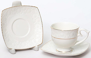 Набор кофейный 12 предметов (чашка 100мл-6шт/блюдце-6шт) BALSFORD Нежность подарочная упаковка фарфор 000000000001200577