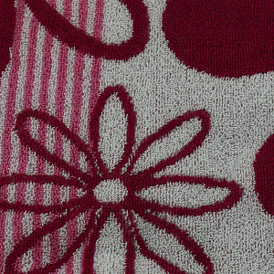 Полотенце махровое Privilea,70*140,100% хл,арт.10С40 Пальмира,малиновый.Произ-во Беларусь 000000000001184468