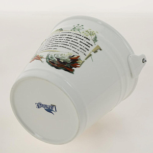 Салатник-ведерко 15х13,9х14,3см LARANGE Квашеная капуста фарфор 000000000001079656