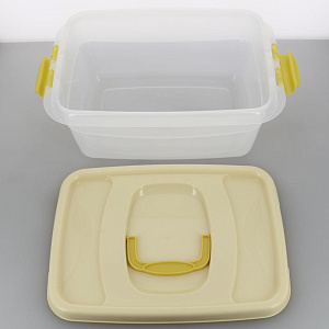 Контейнер 10л ИНТЕРМ бежевый полипропилен Ф0111 000000000001204530