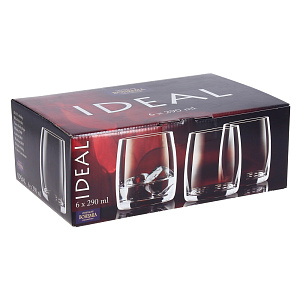 Набор стаканов для бренди 6шт 290мл BOHEMIA CRISTAL Идеал бесцветное стекло 000000000001007340