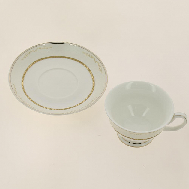 Чайная пара (чашка 220мл) BALSFORD Маркиза Адажио подарочная упаковка фарфор 000000000001193961