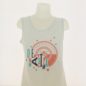 Майка для девочки DE'NASTIA трикотаж 152 (11-12лет) белый 100%Хлопок I000022 000000000001178166