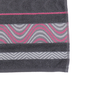 Полотенце махровое Marezzato Cleanelly, темно-серый, 50х90 см, пл.460 000000000001126148