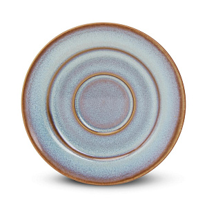 Пара чайная 240мл/блюдце голубой керамика 000000000001222961