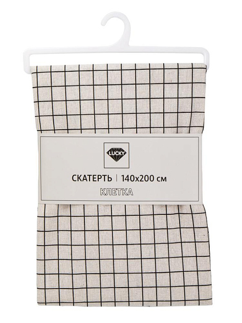 Скатерть 140х200см LUCKY Клетка полиэстер/хлопок 000000000001228303