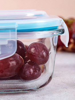 Контейнер 520мл ELEY квадратный стекло 000000000001186805