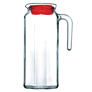 FRIGO Кувшин 1,34л PASABAHCE красная крышка стекло 80052RF&DSL 000000000001218807