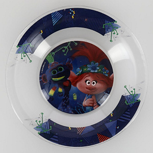 Набор детской посуды 3 предмета ND PLAY Техно Тролли 2 стекло 000000000001197735